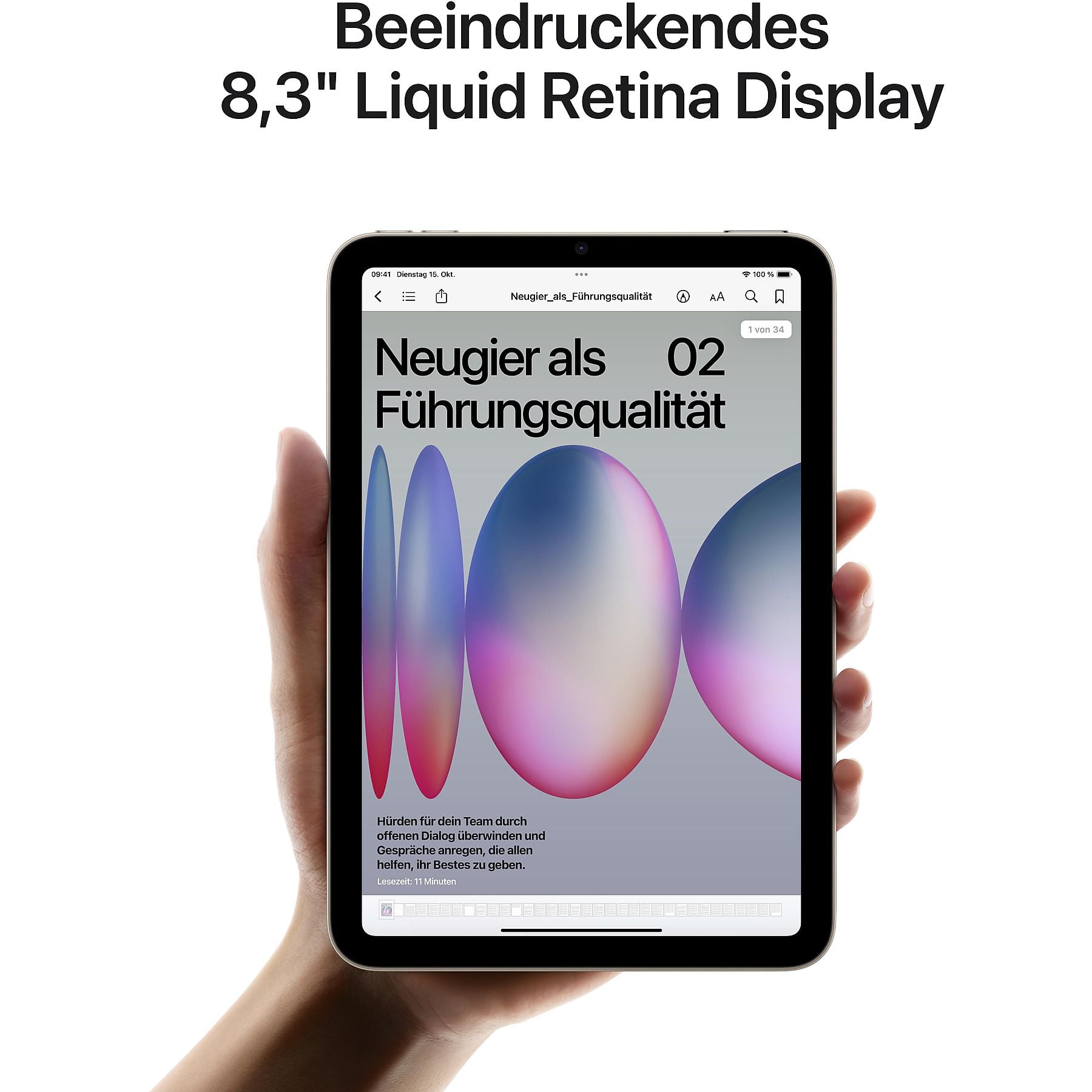 iPad mini kompaktes Design