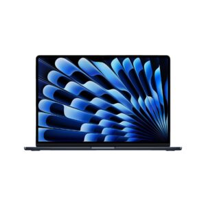Apple MacBook Air 15 Zoll - Mitternacht, 15.3 Zoll | M4 10‑Core CPU 10‑Core GPU | 16 GB RAM | 256 GB SSD