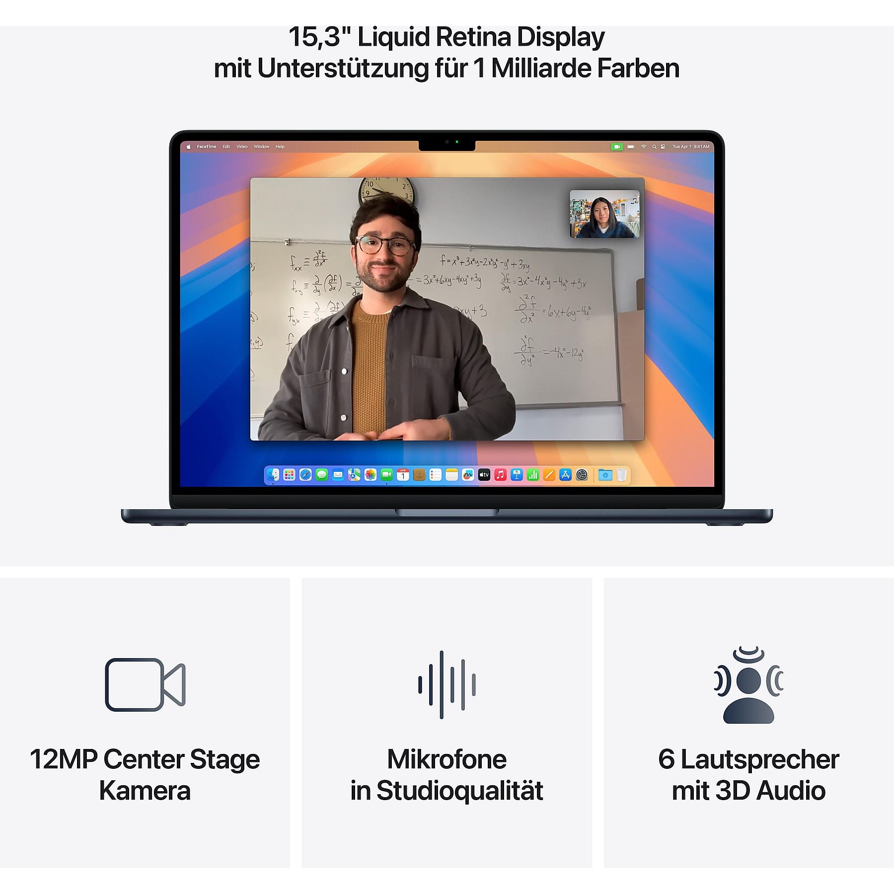 MacBook Air 13 Zoll Liquid Retina Display