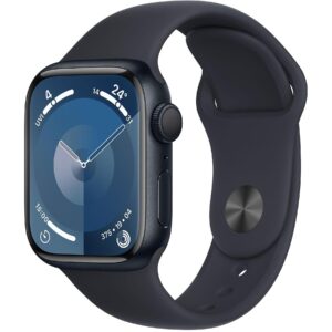 Apple Watch Series 9 GPS 41mm Aluminium Mitternacht Sport Band L Refurbished Exzellent