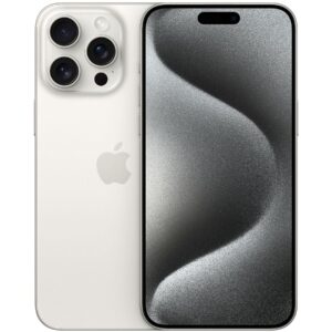 Apple iPhone 15 Pro - Titan Weiß, 128 GB