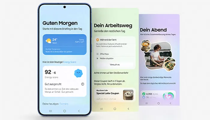 Samsung persönliche Tagesübersicht
