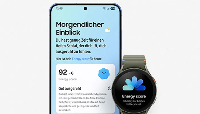 Samsung Fitness Coach und Energy Score