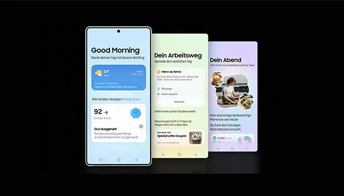 Samsung persönliche Tagesübersicht
